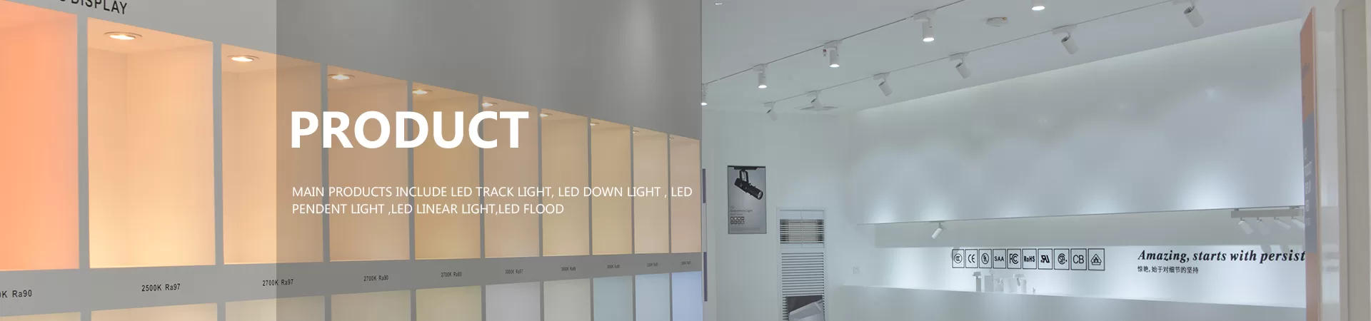 High-Quality Commercial Led track light bathroom track lights