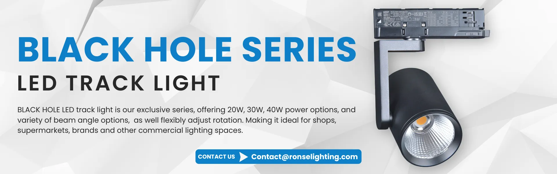 BLACK HOLE LED Track Light